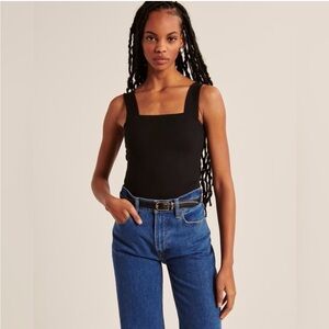 Abercrombie and Fitch | Double Layered Square Neck Body Suit | Women’s M